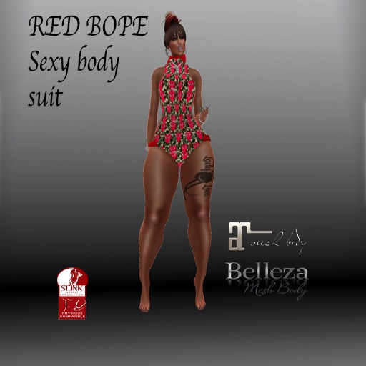 BOPE RED body suit