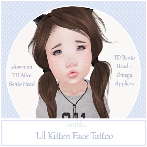 {Blubb} Lil Kitten Face Tattoo