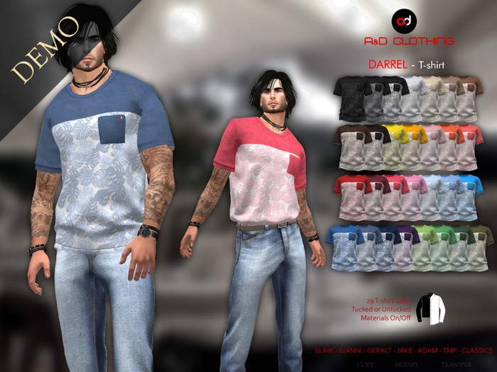 A&D Clothing - T-Shirt -Tylou- DEMOs