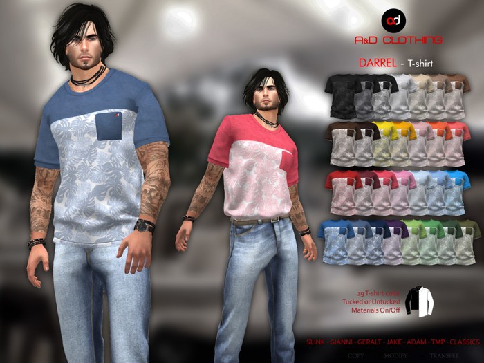 A&D Clothing - T-Shirt -Tylou- FatPack
