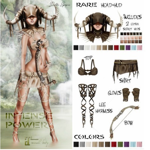 Belle Epoque { Intense Power } Gloves Grey (Box)