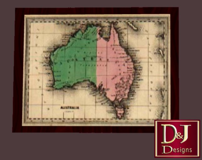 D&J Antiq Australia map