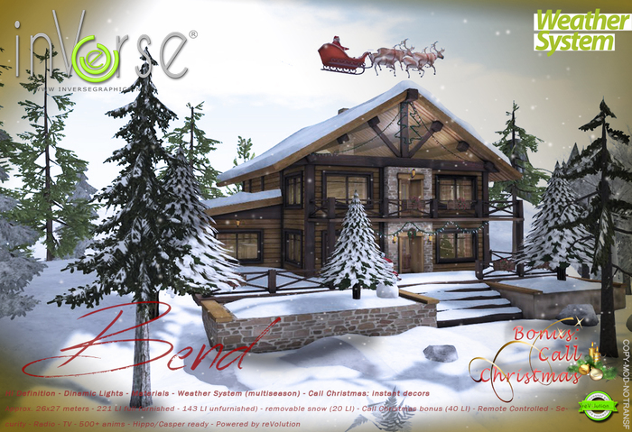 Bend _ furnished multiseason cottage cabin mesh house  bxd 1.0