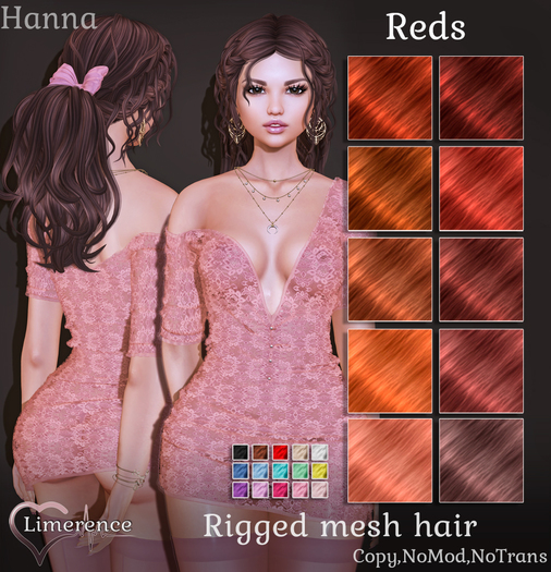 {Limerence} Hanna hair-Reds