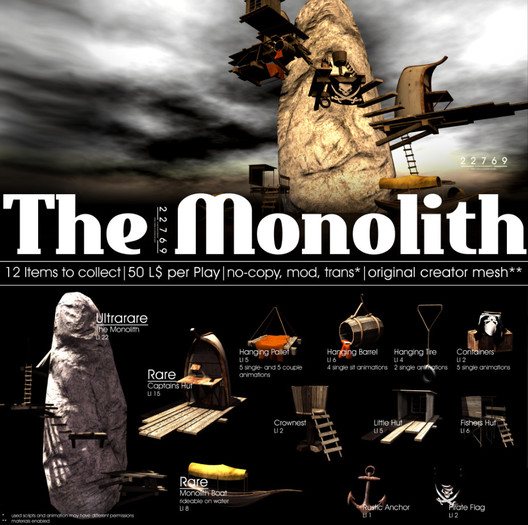 22769 ~ [bauwerk] Captains Hut - RARE