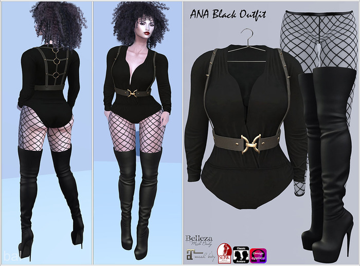 ba!Design ANA Black  Outfit