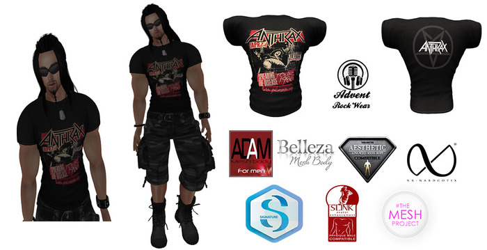 [ADVENT] SHIRT ANTHRAX - SLINK BELLEZA TMP SIGNATURE AESTHETIC ADAM NARDCOTIX
