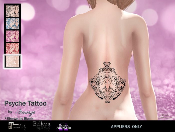 MESANGE - Psyche Tattoo White MAITREYA