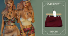 Tee*fy Madison Skirt -  Wine