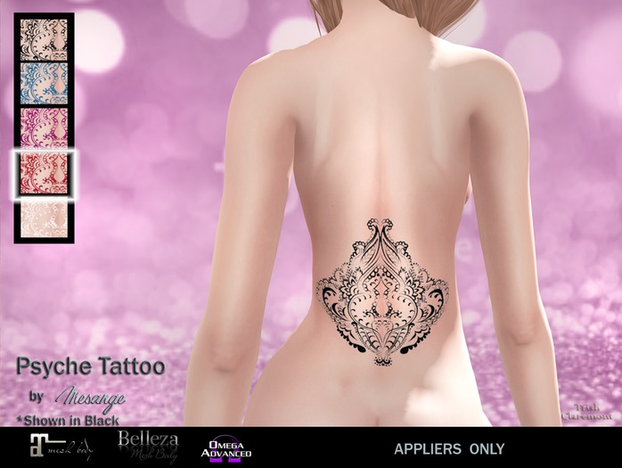 MESANGE - Psyche Tattoo Red MAITREYA (add me & touch)