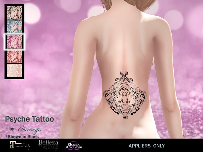 MESANGE - Psyche Tattoo Purple MAITREYA (add me & touch)