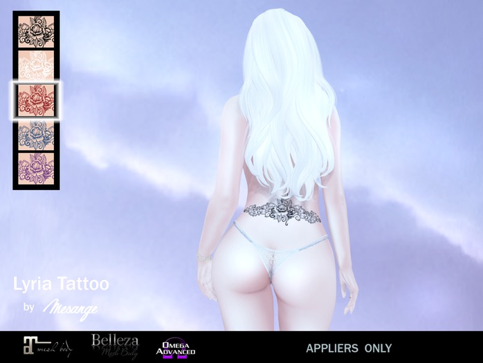 MESANGE - Lyria Tattoo Red OMEGA (add me & touch)