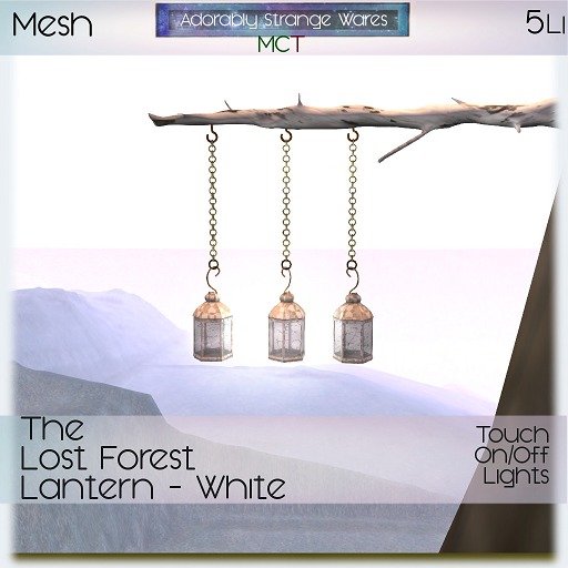~ASW~ The Lost Forest Lantern -White