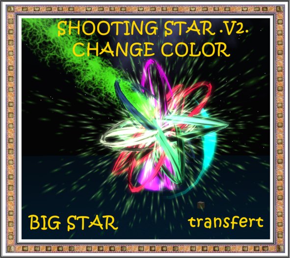 SHOOTING STAR CHANGE COLOR