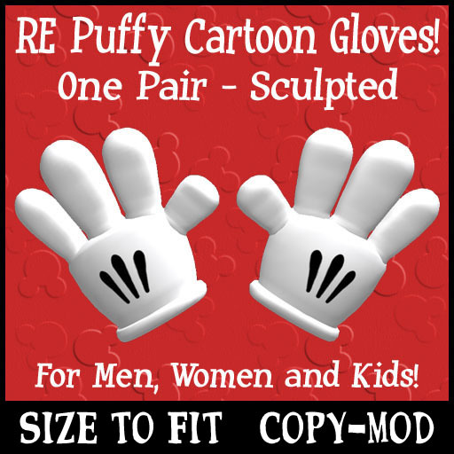 RE Puffy Cartoon Gloves 2.0