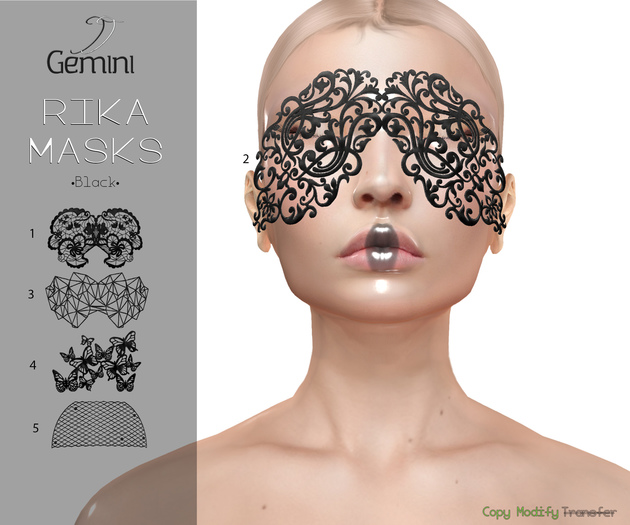 GEMINI -Rika Masks- FATPACK 