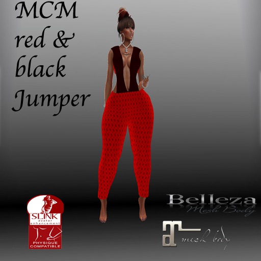 Red MCM Jumper set