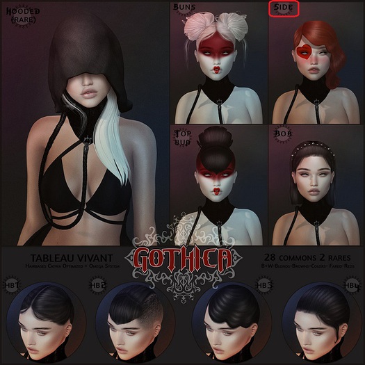 Tableau Vivant \\ Gothica [3] - Side - Reds