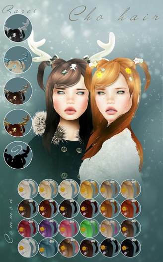 ~Tableau Vivant~ Cho Hair - Pink tips