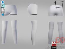 Dae Obj FBX Shorts With Leg Warmers Slink, Belleza, Maitreya, Tonic