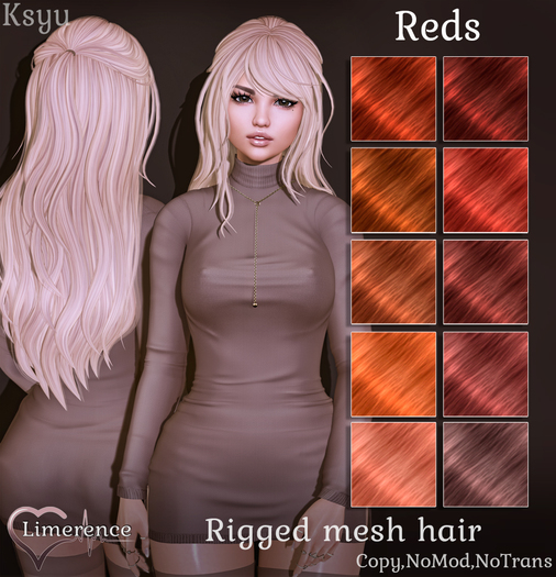 {Limerence} Ksyu hair-Reds