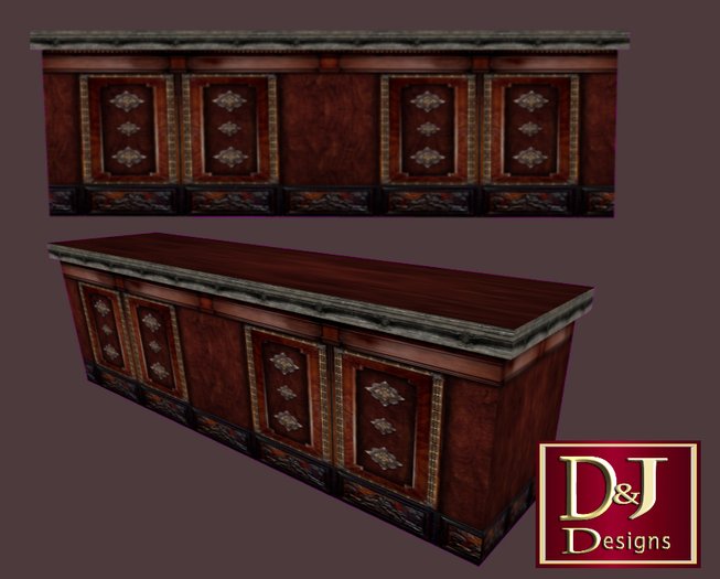 D&J Antiq Living Room Desk