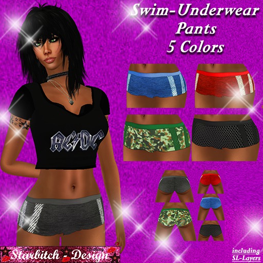 Swim-Underwear Pants (including Omega-Appliers)