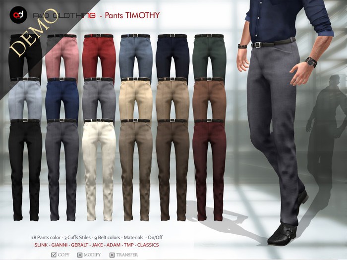 A&D Clothing - Pants -Timothy- DEMOs