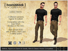 [ hoorenbeek ] Cargo Pants  - BOX - Coyote  [wear me]