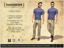 [ hoorenbeek ] Cargo Pants  - BOX - Khaki  [wear me]