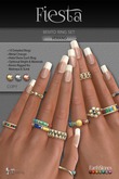 EarthStones Fiesta Bento Ring Set - Verano