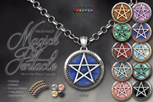EarthStones Magick Pentacle - Men's Necklace Fatpack