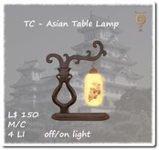 TC - Asian Table Lamp