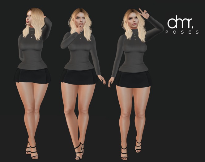 [DAMOOUR ] - POSE FEMALE  PACK 1