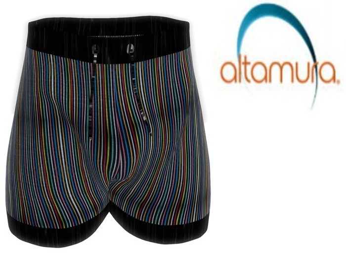 MERC - SHORTS - STRIPEY RAINBOW - ALTAMURA
