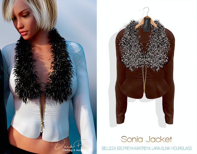 DarkFire Sonia Jacket w/Fur-#09