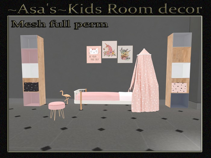 ~Asa's~Kids Room decor Full Permit