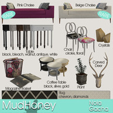 MudHoney Nola Coffee Table Gold