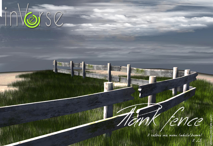 Plank fence 2 colors  BXD