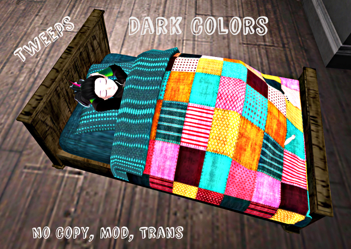 *~*Tweeps*~* Sleepy AFK Beds Dark Colors