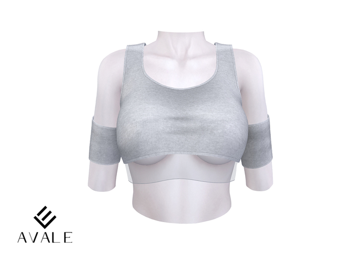 Second Life Marketplace - AVALE Anelle Top - Gray