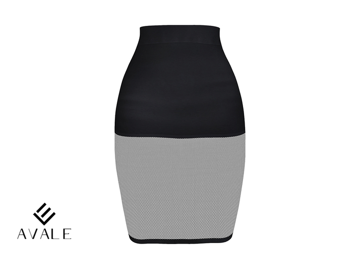 Second Life Marketplace - AVALE Anelle Skirt - Dark