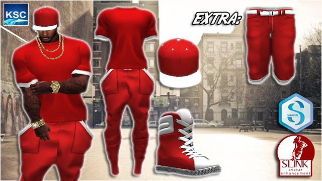 KSC Red And White OUTFIT (Signature)