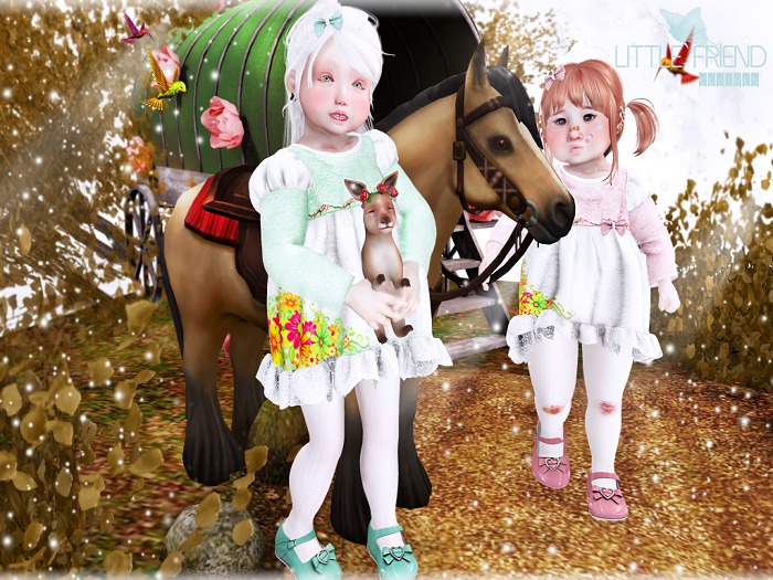 LITTLE FRIEND-OUTFIT OF AUTUMN LIGTH YELLOW 