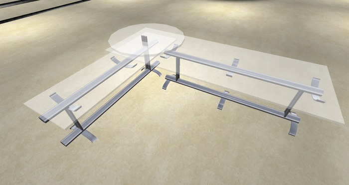 Resizable Office desk mesh