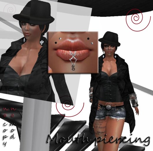 Single $Mouth Piercing$