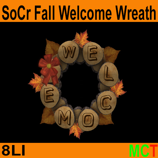 SoCr Fall Welcome Wreath