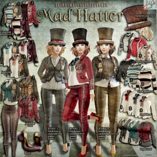 !gO! mad hatter vest&jacket - slink hourglass