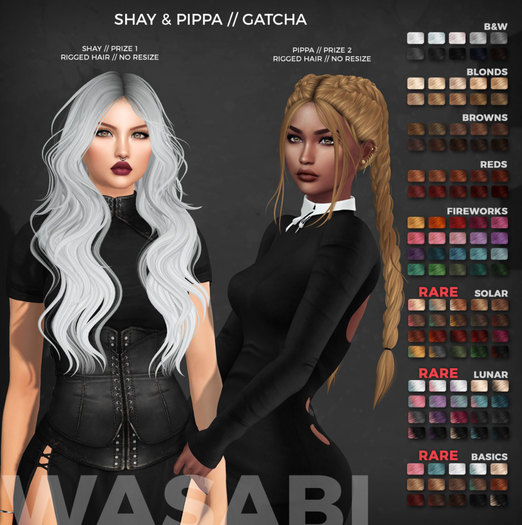 Wasabi // Shay Mesh Hair - Reds