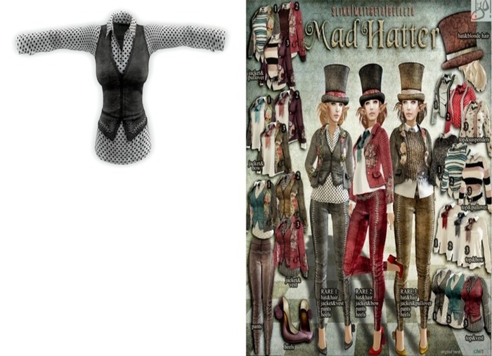 !gO! mad hatter top&vest - belleza isis